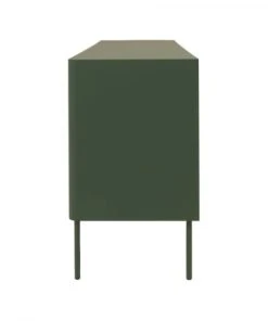 Meubles & Design Buffet Bas Moderne 4 Portes En Bois Vert -Boutique Belamp buffet bas moderne 4 portes en bois vert 2