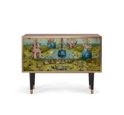 Storyz Buffet Bas Bordeaux 2 Portes L 94 Cm 11 Storyz Buffet Bas Bordeaux 2 Portes L 94 Cm -Boutique Belamp buffet bas multicolore 2 portes l 94 cm the garden by hieronymus bosch 7