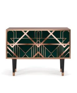 Storyz Buffet Bas Vert 2 Portes L 94 Cm