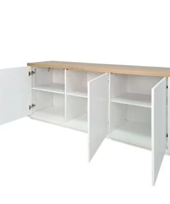 Maisons Du Monde Buffet Blanc 3 Portes 7 Maisons Du Monde Buffet Blanc 3 Portes -Boutique Belamp buffet blanc 3 portes 1000 14 21 229990 3