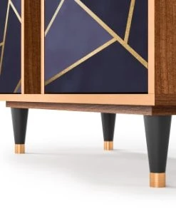 Storyz Buffet Bleu 3 Portes L 94 Cm -Boutique Belamp buffet bleu 3 portes l 94 cm 10