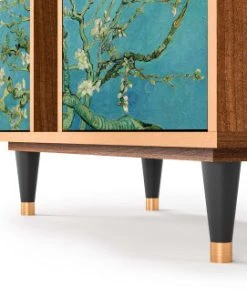 Storyz Buffet Bleu 3 Portes L 94 Cm 10 Storyz Buffet Bleu 3 Portes L 94 Cm -Boutique Belamp buffet bleu 3 portes l 94 cm 4