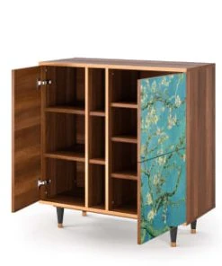 Storyz Buffet Bleu 3 Portes L 94 Cm 11 Storyz Buffet Bleu 3 Portes L 94 Cm -Boutique Belamp buffet bleu 3 portes l 94 cm 5