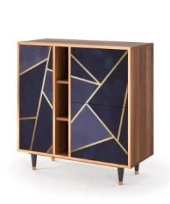 Storyz Buffet Bleu 3 Portes L 94 Cm -Boutique Belamp buffet bleu 3 portes l 94 cm 8