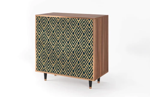 Storyz Buffet Bleu 4 Portes L 94 Cm 3 Storyz Buffet Bleu 4 Portes L 94 Cm – Image 3