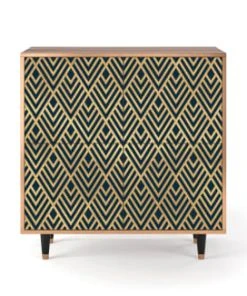 Storyz Buffet Bleu 4 Portes L 94 Cm