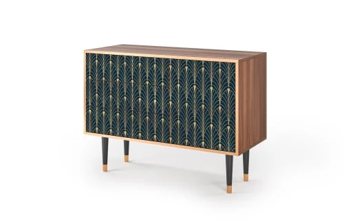 Storyz Buffet Bleu Et Jaune 3 Tiroirs Et 1 Porte L 115 Cm 3 Storyz Buffet Bleu Et Jaune 3 Tiroirs Et 1 Porte L 115 Cm – Image 3