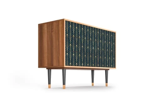 Storyz Buffet Bleu Et Jaune 3 Tiroirs Et 1 Porte L 115 Cm 4 Storyz Buffet Bleu Et Jaune 3 Tiroirs Et 1 Porte L 115 Cm – Image 4