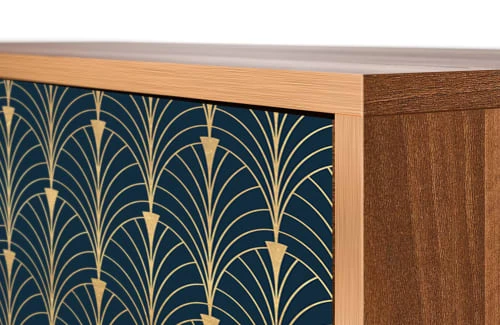 Storyz Buffet Bleu Et Jaune 3 Tiroirs Et 1 Porte L 115 Cm 5 Storyz Buffet Bleu Et Jaune 3 Tiroirs Et 1 Porte L 115 Cm – Image 5