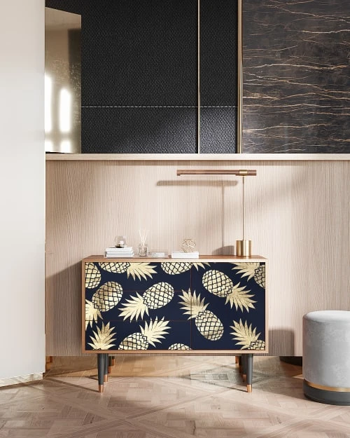 Storyz Buffet Bleu Et Jaune 3 Tiroirs Et 1 Porte L 115 Cm 2 Storyz Buffet Bleu Et Jaune 3 Tiroirs Et 1 Porte L 115 Cm – Image 2