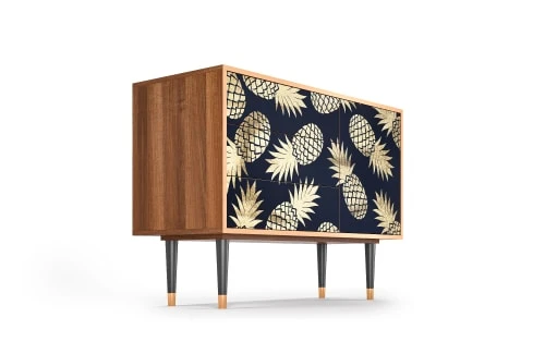 Storyz Buffet Bleu Et Jaune 3 Tiroirs Et 1 Porte L 115 Cm 4 Storyz Buffet Bleu Et Jaune 3 Tiroirs Et 1 Porte L 115 Cm – Image 4