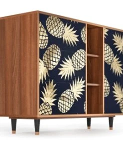 Storyz Buffet Bleu Et Jaune 3 Tiroirs Et 1 Porte L 125 Cm -Boutique Belamp buffet bleu et jaune 3 tiroirs et 1 porte l 125 cm 3