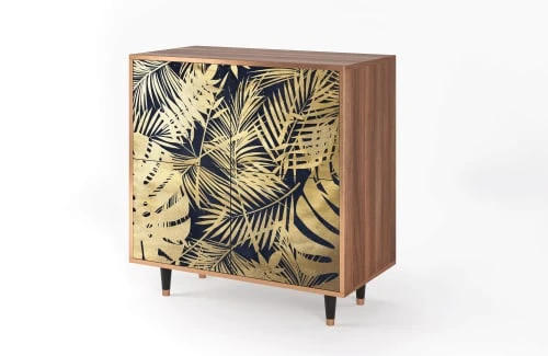 Storyz Buffet Bleu Et Jaune 4 Portes L 94 Cm 3 Storyz Buffet Bleu Et Jaune 4 Portes L 94 Cm – Image 3