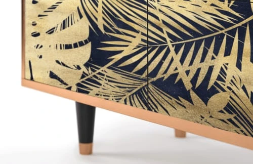 Storyz Buffet Bleu Et Jaune 4 Portes L 94 Cm 5 Storyz Buffet Bleu Et Jaune 4 Portes L 94 Cm – Image 5