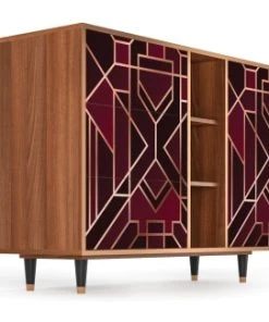 Storyz Buffet Bordeaux 3 Tiroirs Et 1 Porte L 125 Cm 9 Storyz Buffet Bordeaux 3 Tiroirs Et 1 Porte L 125 Cm -Boutique Belamp buffet bordeaux 3 tiroirs et 1 porte l 125 cm 3