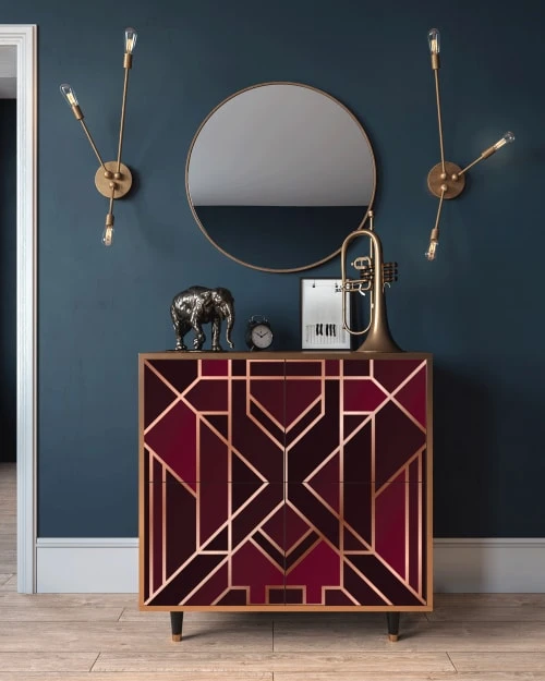 Storyz Buffet Bordeaux 4 Portes L 94 Cm 2 Storyz Buffet Bordeaux 4 Portes L 94 Cm – Image 2