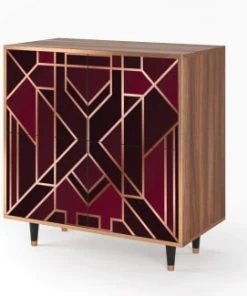 Storyz Buffet Bordeaux 4 Portes L 94 Cm 8 Storyz Buffet Bordeaux 4 Portes L 94 Cm -Boutique Belamp buffet bordeaux 4 portes l 94 cm 2