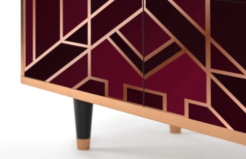 Storyz Buffet Bordeaux 4 Portes L 94 Cm 5 Storyz Buffet Bordeaux 4 Portes L 94 Cm – Image 5