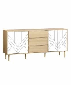 Alice's Garden Buffet De Rangement Bois & Blanc