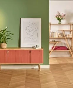 Robin Des Bois Buffet Design 4 Portes L 160 Cm Brique -Boutique Belamp buffet design 4 portes l 160 cm brique 3