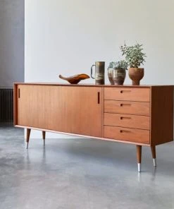 Tikamoon Buffet En Acajou Massif 200 Cm -Boutique Belamp buffet en acajou massif 200 cm 3