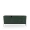 Tenzo Buffet En Bois 2 Portes 3 Tiroirs L171cm Vert Kaki