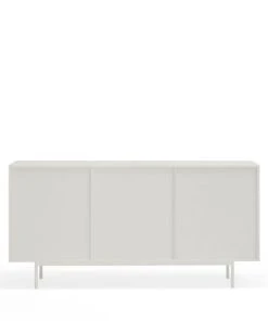 TEULAT Buffet En Bois 2 Portes 4 Tiroirs L159,2cm Blanc -Boutique Belamp buffet en bois 2 portes 4 tiroirs l159 2cm blanc 5