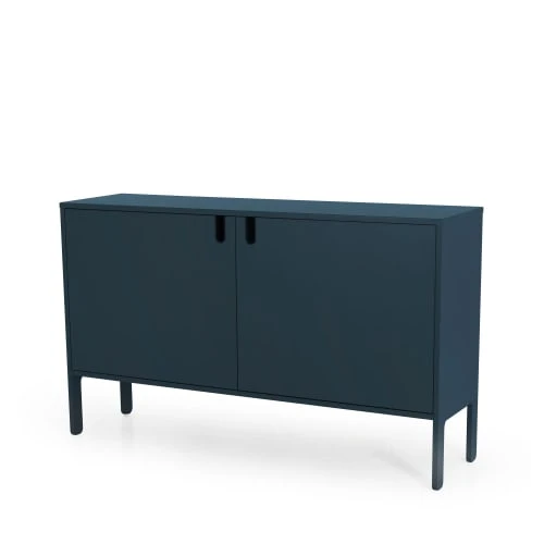 Tenzo Buffet En Bois 2 Portes L148cm Bleu Canard 2 Tenzo Buffet En Bois 2 Portes L148cm Bleu Canard – Image 2