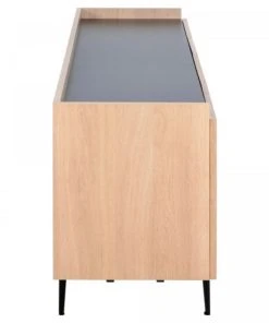 Meubles & Design Buffet En Bois Clair 200cm 4 Portes -Boutique Belamp buffet en bois clair 200cm 4 portes 3