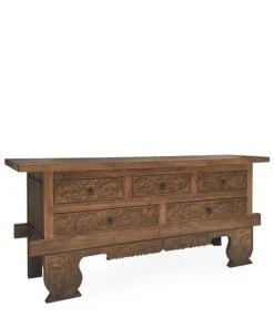 MOYCOR Buffet En Bois De Teck Marron L200