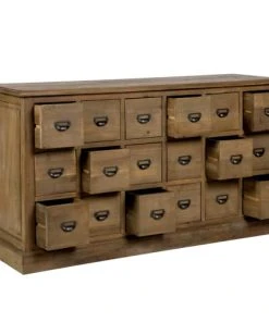 Rendez Vous Déco Buffet En Bois Recyclé 18 Tiroirs -Boutique Belamp buffet en bois recycle 18 tiroirs 4