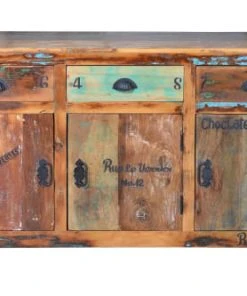 GINER Y COLOMER Buffet En Bois Recyclé Multicolore