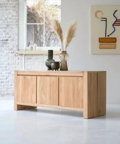Tikamoon Buffet En Chêne Massif 160 Cm -Boutique Belamp buffet en chene massif 160 cm 3