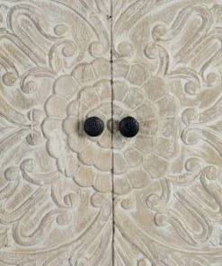 GINER Y COLOMER Buffet En Manguier Blanc Vieilli -Boutique Belamp buffet en manguier blanc vieilli 6