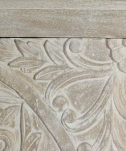 GINER Y COLOMER Buffet En Manguier Blanc Vieilli -Boutique Belamp buffet en manguier blanc vieilli 7