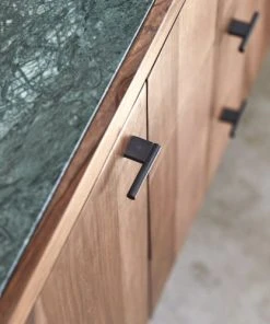 Tikamoon Buffet En Palissandre Massif Et Marbre 175 Cm -Boutique Belamp buffet en palissandre massif et marbre 175 cm 3