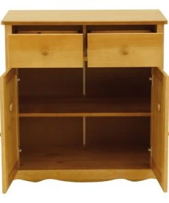 Grenier Alpin Buffet En Pin Massif 2 Portes Et 2 Tiroirs -Boutique Belamp buffet en pin massif 2 portes et 2 tiroirs 3