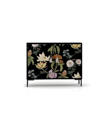 RNT By Really Nice Things Buffet En Pin Massif 2 Portes Et 2 Tiroirs Imprimé Tropical 6 RNT By Really Nice Things Buffet En Pin Massif 2 Portes Et 2 Tiroirs Imprimé Tropical – Image 6