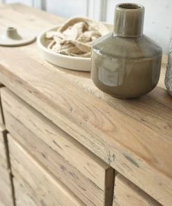 BOIS DESSUS BOIS DESSOUS Buffet En Teck Recyclé Massif 160 Cm -Boutique Belamp buffet en teck recycle massif 160 cm 4