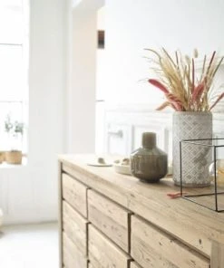 BOIS DESSUS BOIS DESSOUS Buffet En Teck Recyclé Massif 160 Cm -Boutique Belamp buffet en teck recycle massif 160 cm 5