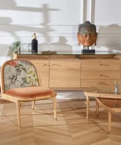 Robin Des Bois Buffet Enfilade 2 Portes 2 Tiroirs En Chêne Beige -Boutique Belamp buffet enfilade 2 portes 2 tiroirs en chene beige 2