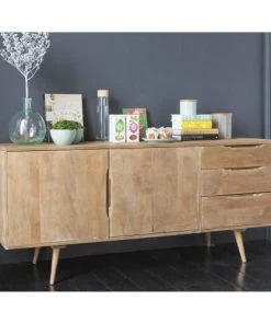 Maisons Du Monde Buffet Enfilade Vintage En Manguier -Boutique Belamp buffet enfilade vintage en manguier 1000 16 17 130151 3