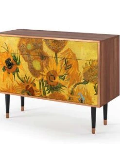 Storyz Buffet Jaune 2 Tiroirs Et 2 Portes L 115 Cm -Boutique Belamp buffet jaune 2 tiroirs et 2 portes l 115 cm 2