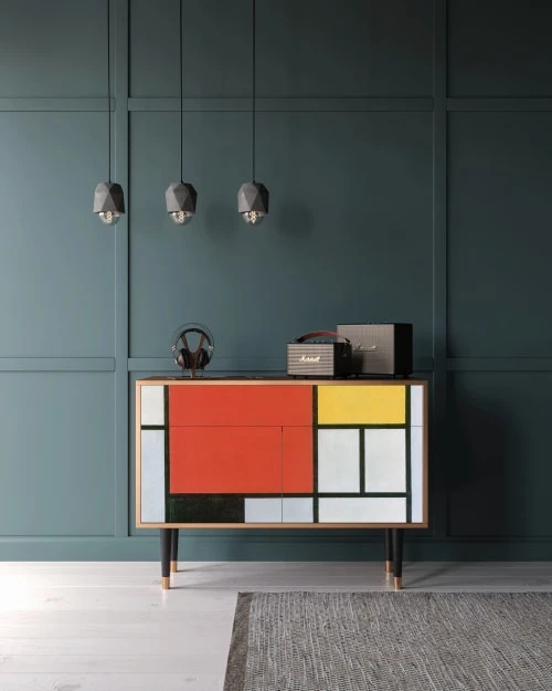 Storyz Buffet Multicolore 2 Tiroirs Et 2 Portes L 115 Cm 2 Storyz Buffet Multicolore 2 Tiroirs Et 2 Portes L 115 Cm – Image 2