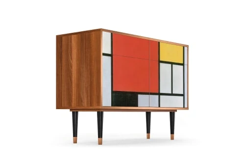 Storyz Buffet Multicolore 2 Tiroirs Et 2 Portes L 115 Cm 4 Storyz Buffet Multicolore 2 Tiroirs Et 2 Portes L 115 Cm – Image 4