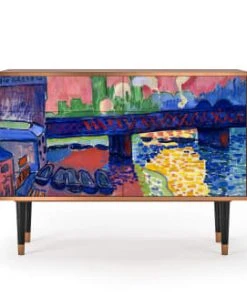 Storyz Buffet Multicolore 2 Tiroirs Et 2 Portes L 115 Cm