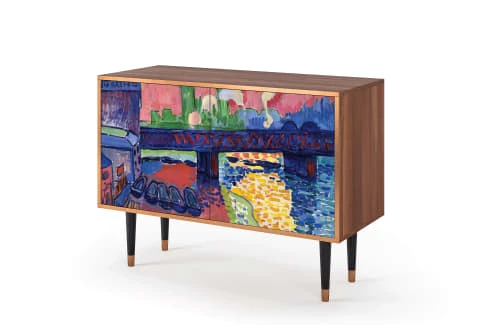 Storyz Buffet Multicolore 2 Tiroirs Et 2 Portes L 115 Cm 3 Storyz Buffet Multicolore 2 Tiroirs Et 2 Portes L 115 Cm – Image 3