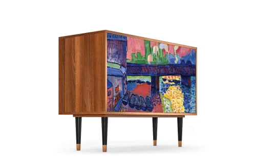 Storyz Buffet Multicolore 2 Tiroirs Et 2 Portes L 115 Cm 4 Storyz Buffet Multicolore 2 Tiroirs Et 2 Portes L 115 Cm – Image 4