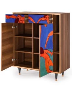 Storyz Buffet Multicolore 2 Tiroirs Et 2 Portes L 94 Cm -Boutique Belamp buffet multicolore 2 tiroirs et 2 portes l 94 cm 17