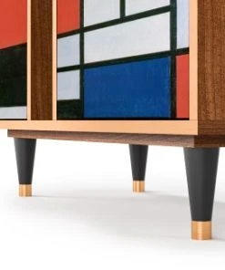 Storyz Buffet Multicolore 3 Portes L 94 Cm -Boutique Belamp buffet multicolore 3 portes l 94 cm 22